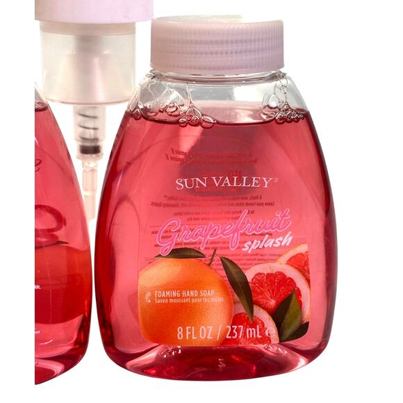 Melaleuca Sun Valley Grapefruit Splash Foaming 8oz Hand Soap 2 Pack w/1 Pump-New - Picture 2 of 3